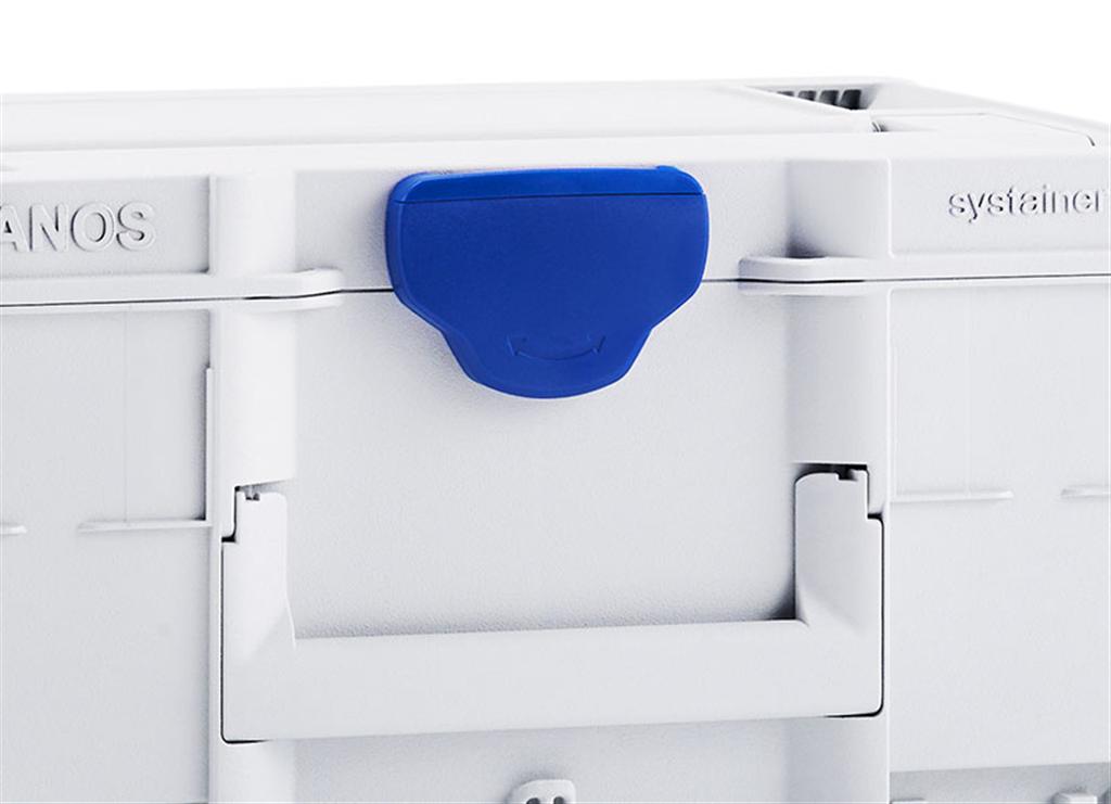 The Systainer³ may also be carried upright thanks to its front handle and well thought-out design.